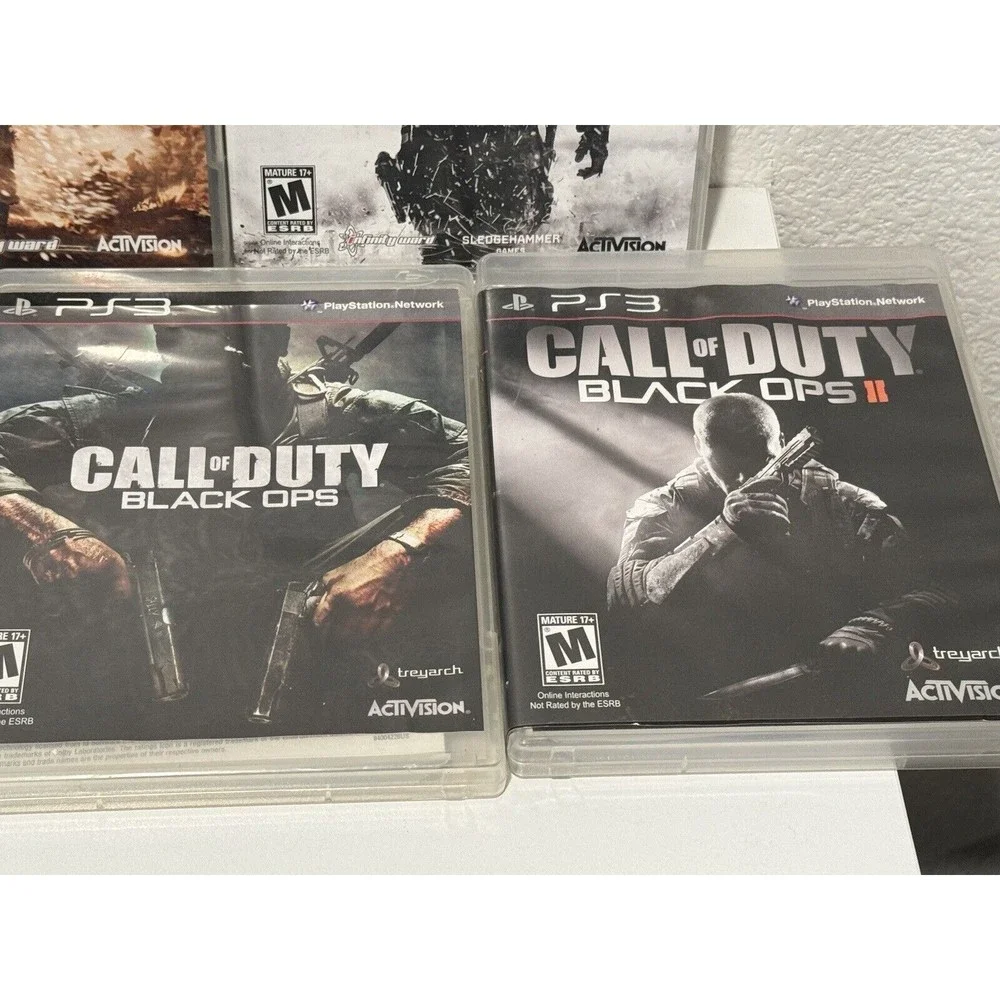 Call Of Duty PS3 Game Lot x8 Black Ops 1 2 Modern Advanced Warfare 2 3 4 Ghosts